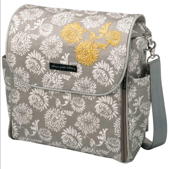 Petunia Pickle Bottom Handbags - Petunia Pickle Bottom Boxy Backpack Misty Shanghai